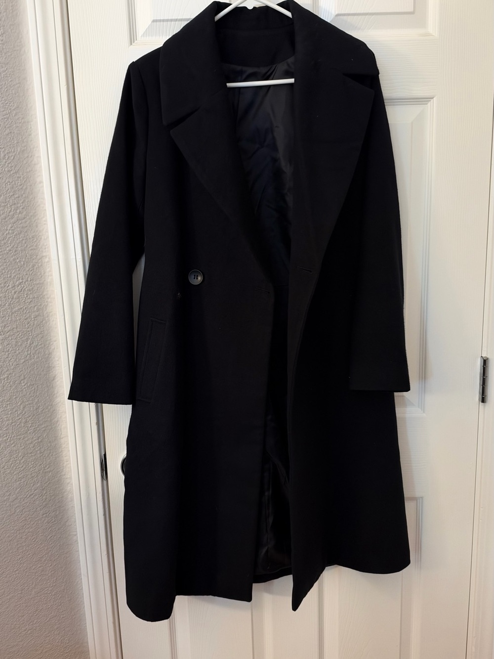 Classic Black Women's Long Coat